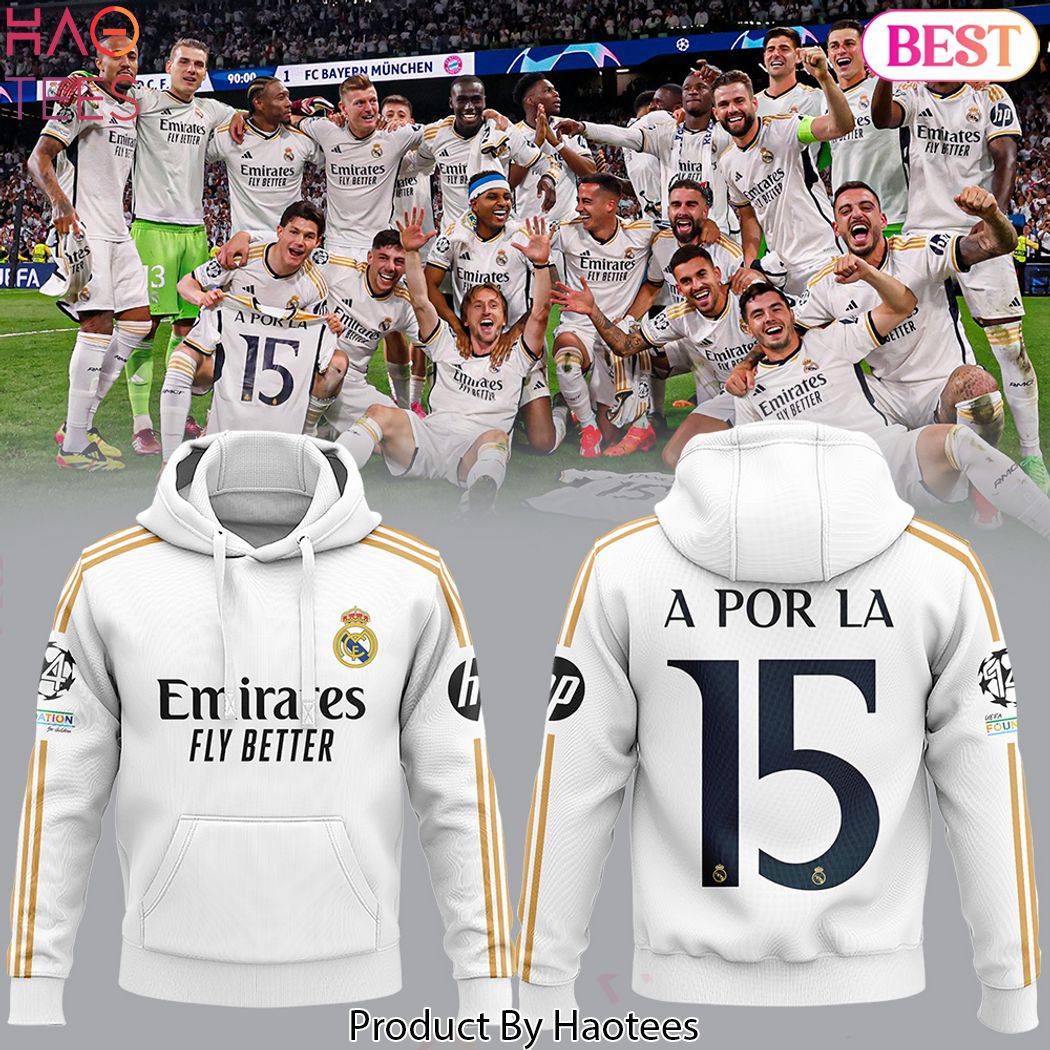 UEFA Champions League Final London 24 Real Madrid Logo Hoodie