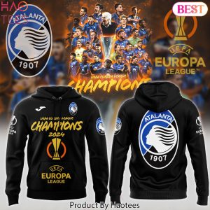 Uefa Europa League Champions Atalanta B.C 1907 Design Hoodie