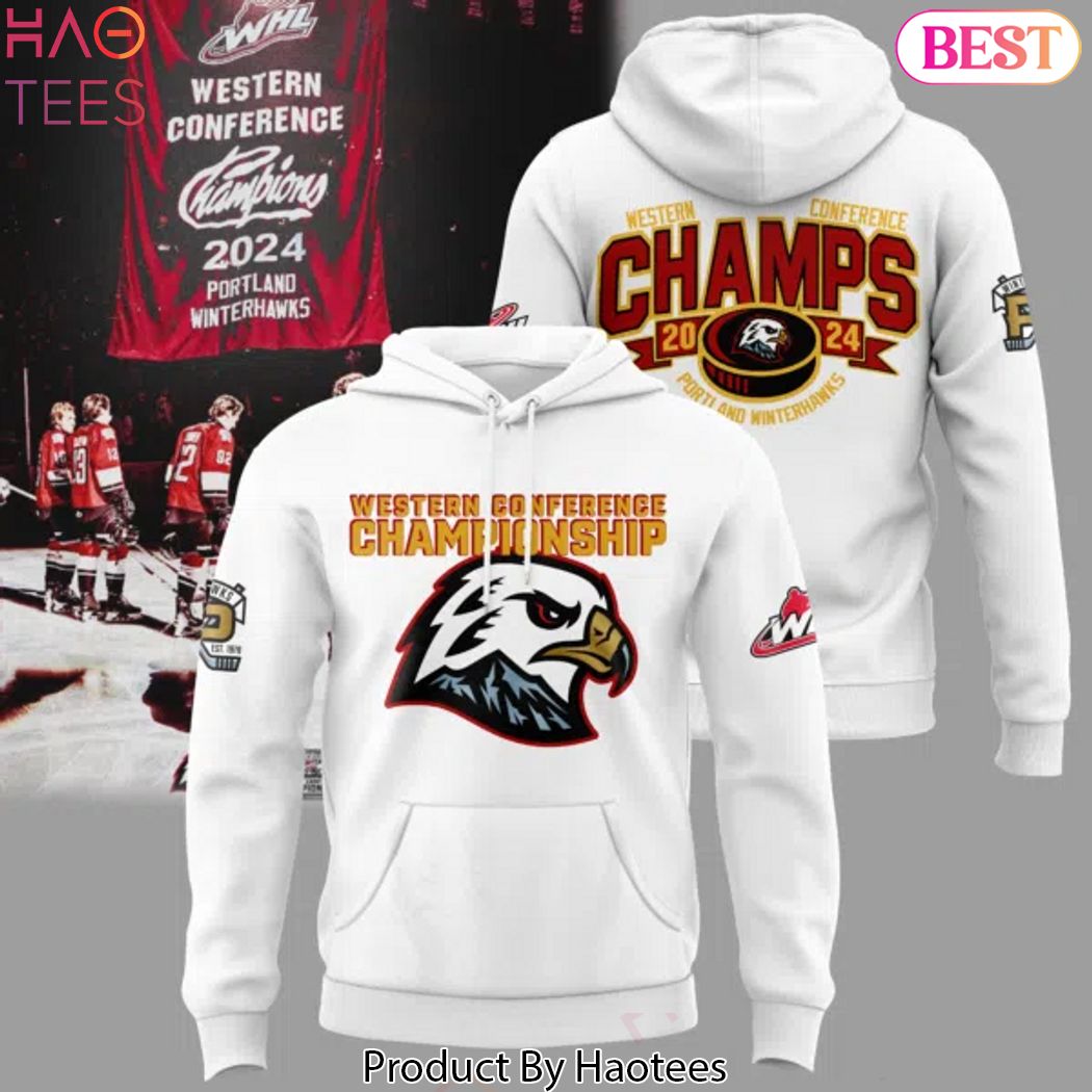 Western Conference Champions 2024 Portland Winterhawks Hoodie