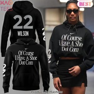 Wilson 22 Of Couse I Have A Shoe Dot Com Hoodie