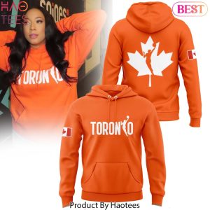 Wnba Toronto Special Design Orange Hoodie
