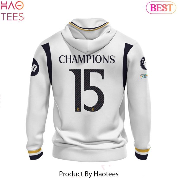 15 Champions Real Madrid Final London 2024 DesignHoodie