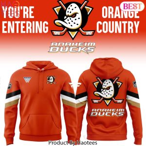 2024 Anaheim Ducks Orange Country Hoodie