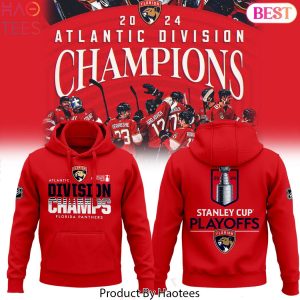 2024 Atlantic Division Champions NHL Florida Panthers Stanley Cup Playoffs Design Hoodie