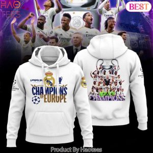 2024 Champions Of Europe Real Madrid London Hoodie
