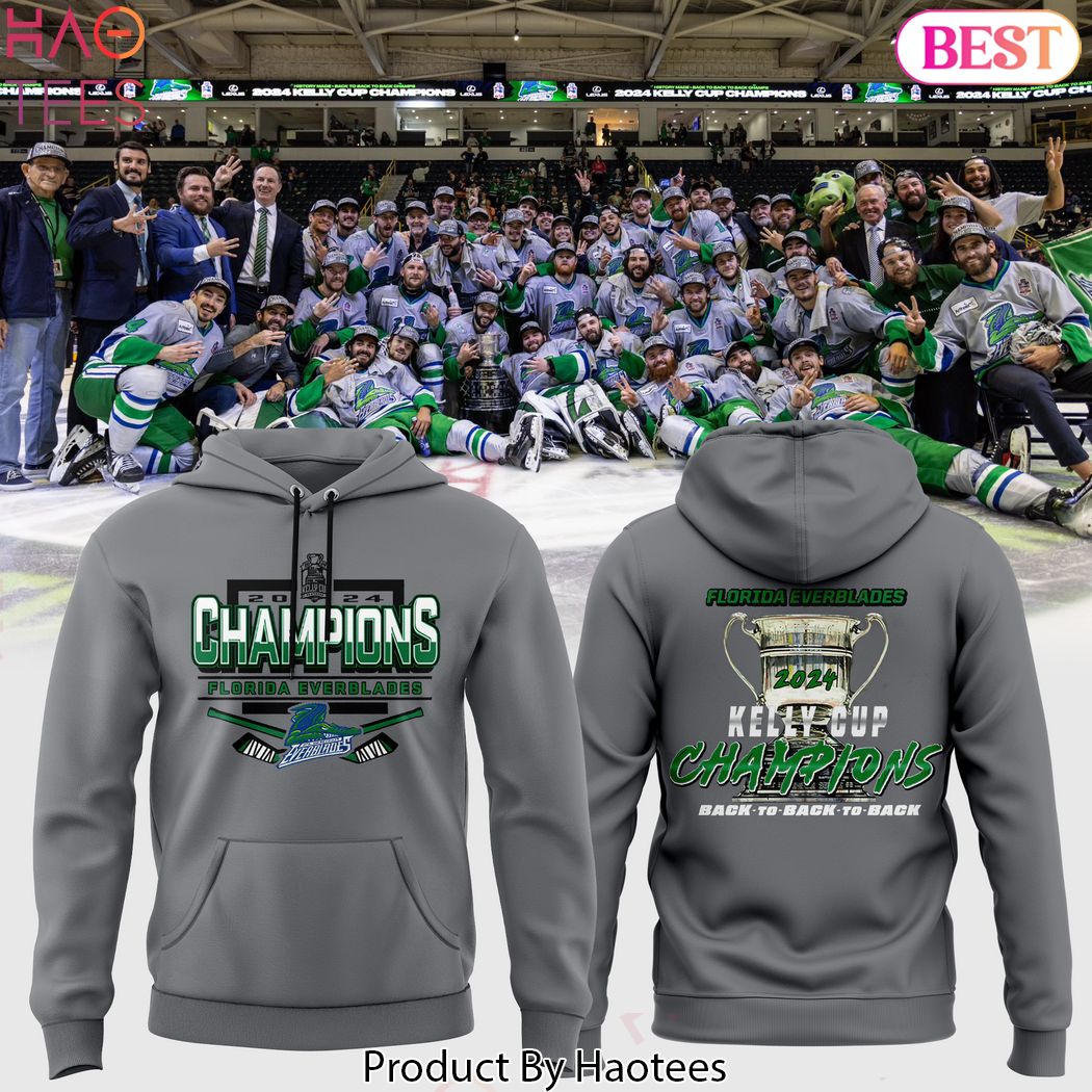 2024 Kelly Cup Champions Florida Everblades Hoodie