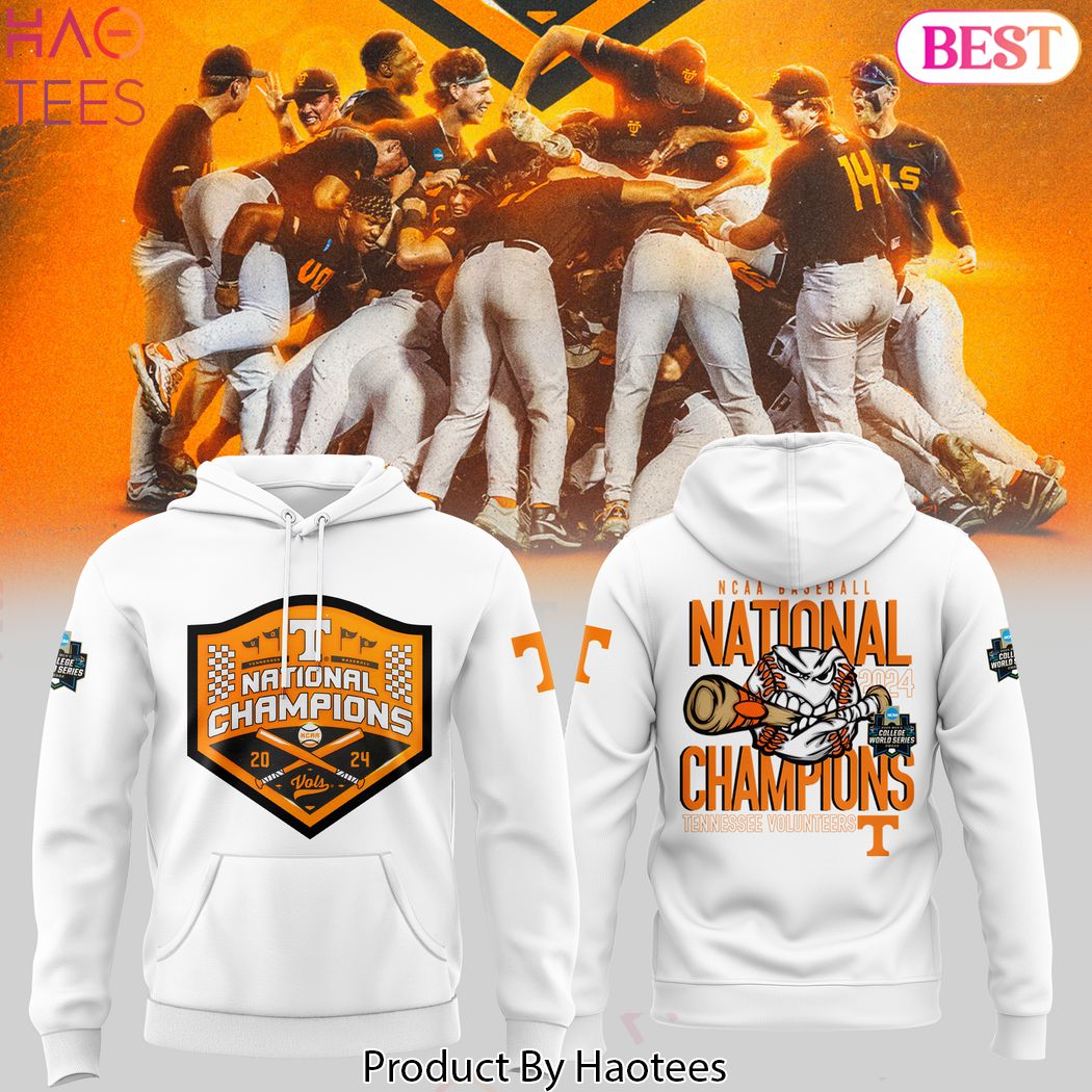 2024 NCAA College Baseball National Champions Tennessee Volunteers Hoodie
