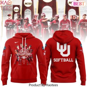 2024 NCAA Softball National Four Peat Oklahoma Sooners City Design Hoodie