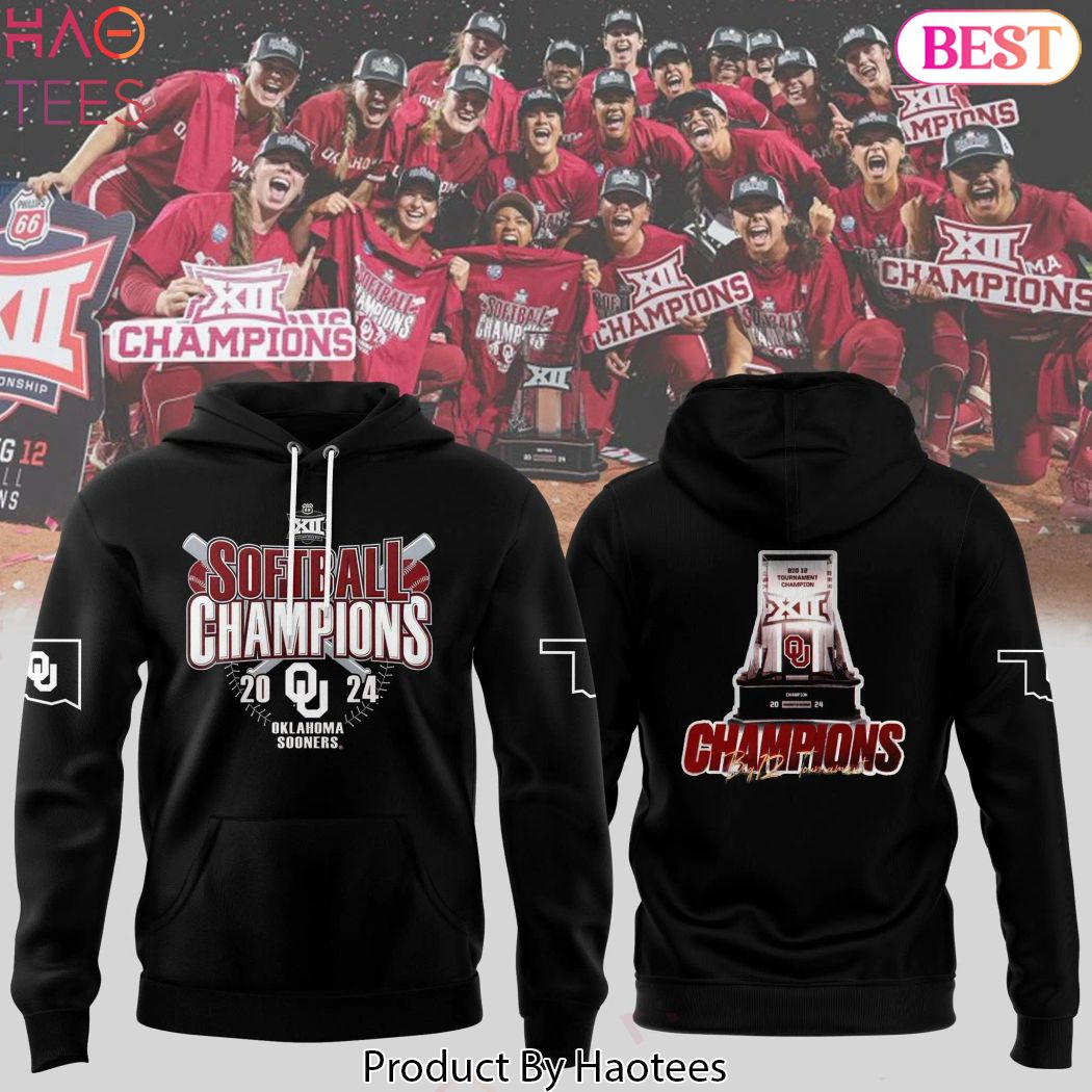 2024  Softbal Champions Oklahoma Sooners Hoodie
