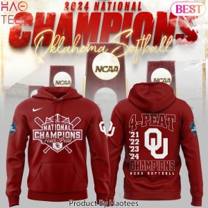 4-Peat Boomer Sooner National Champion Oklahoma Sooners Hoodie