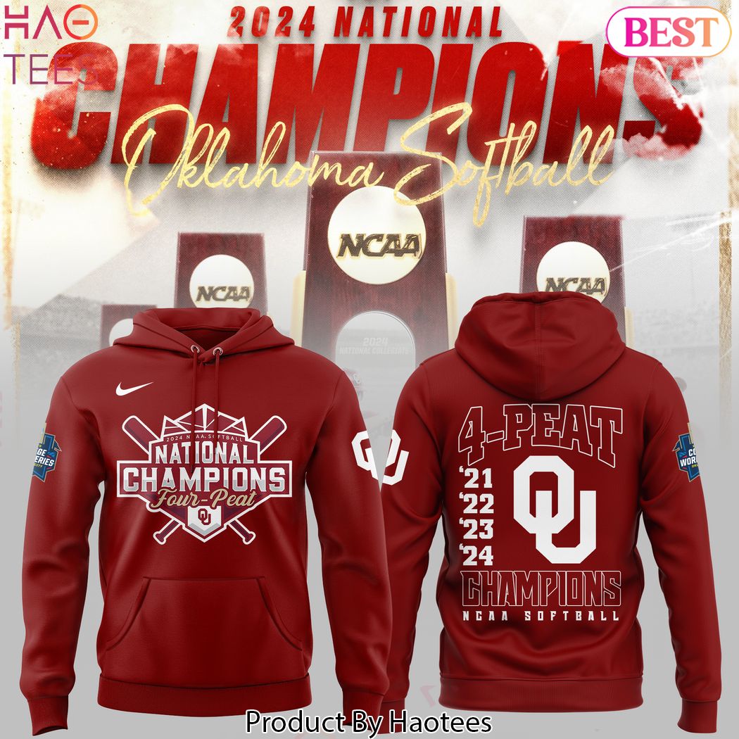 4-Peat Boomer Sooner National Champion Oklahoma Sooners Hoodie