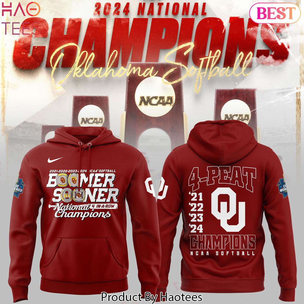 4-Peat  Boomer Sooner Oklahoma Sooners Hoodie