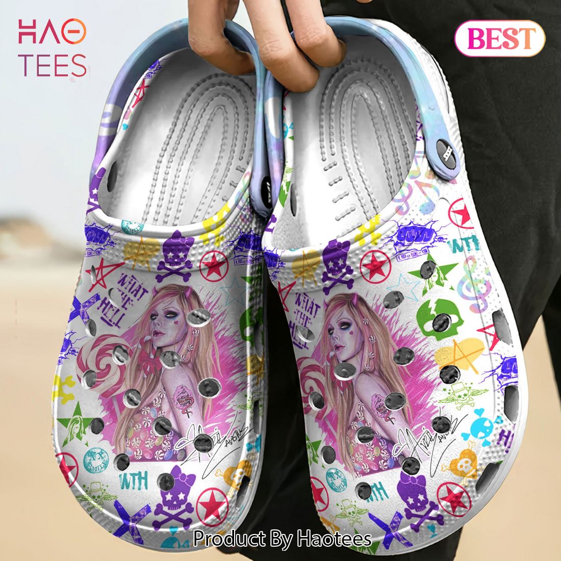 Avril Lavigne Music Crocs Crocband Clogs Shoes Comfortable For Men Women and Kids Avril Lavigne Music Crocs Crocband Clogs Shoes Comfortable For Men Women and Kids