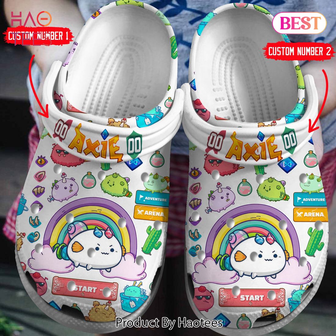 Axie Infinity Games Crocs Crocband Clogs Shoes Comfortable For Men Women and Kids Axie Infinity Games Crocs Crocband Clogs Shoes Comfortable For Men Women and Kids
