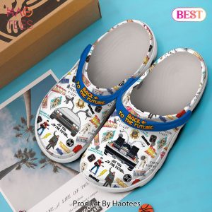 Back To The Future Movie Crocs Crocband Clogs Shoes Comfortable For Men Women and Kids