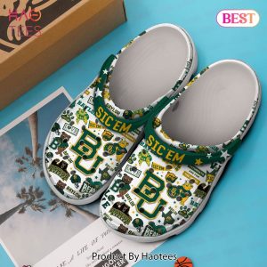 Baylor Bears NCAA Sport Crocs Crocband Clogs Shoes Comfortable For Men Women and Kids Exclusive
