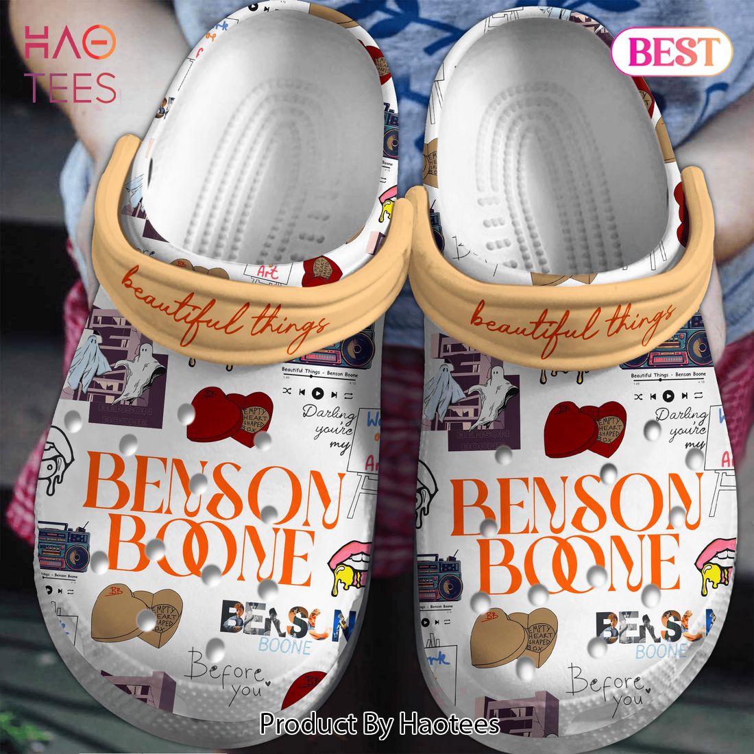 Benson Boone Music Crocs Crocband Clogs Shoes Comfortable For Men Women and Kids Benson Boone Music Crocs Crocband Clogs Shoes Comfortable For Men Women and Kids