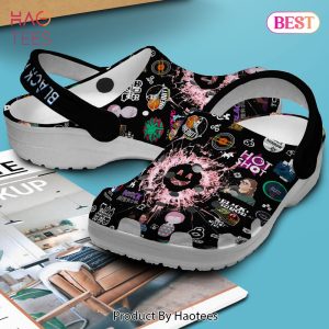 Black Mirrow Music Crocs Crocband Clogs Shoes Comfortable For Men Women and Kids Exclusive