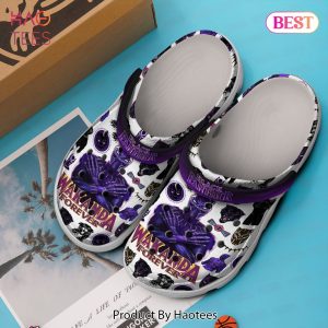Black Panther Movie Crocs Crocband Clogs Shoes Comfortable For Men Women and Kids