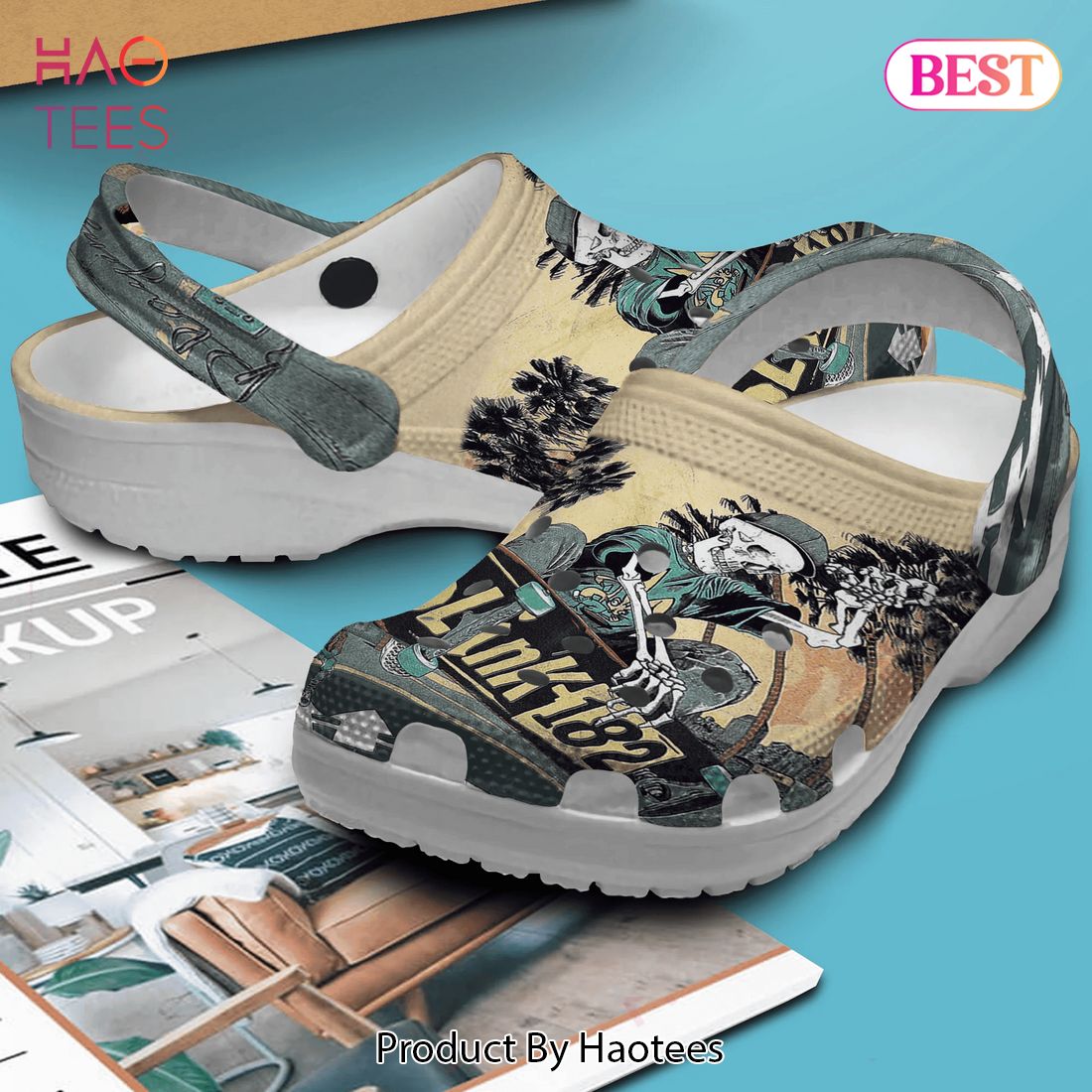 Blink 182 MusicCrocs Crocband Clogs Shoes Comfortable For Men Women and Kids Blink 182 MusicCrocs Crocband Clogs Shoes Comfortable For Men Women and Kids
