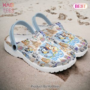 Bluey TV Series Crocs Crocband Clogs Shoes Comfortable For Men Women and Kids