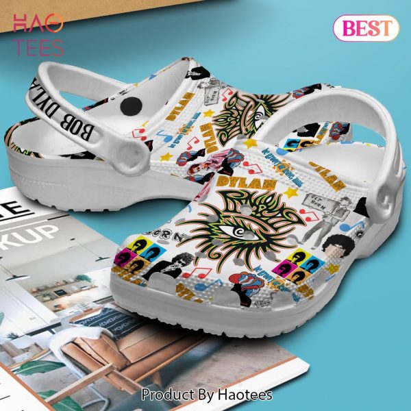 Bob Dylan Music Crocs Crocband Clogs Shoes Comfortable For Men Women and Kids