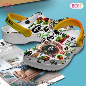 Bob Marley Music Crocs Crocband Clogs Shoes Comfortable For Men Women and Kids