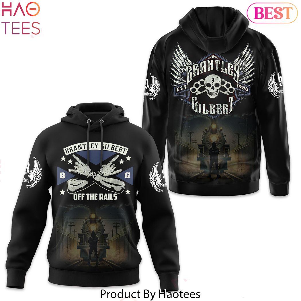 Brantley Gilbert Off The Rails Design Hoodie Brantley Gilbert Off The Rails Design Hoodie
