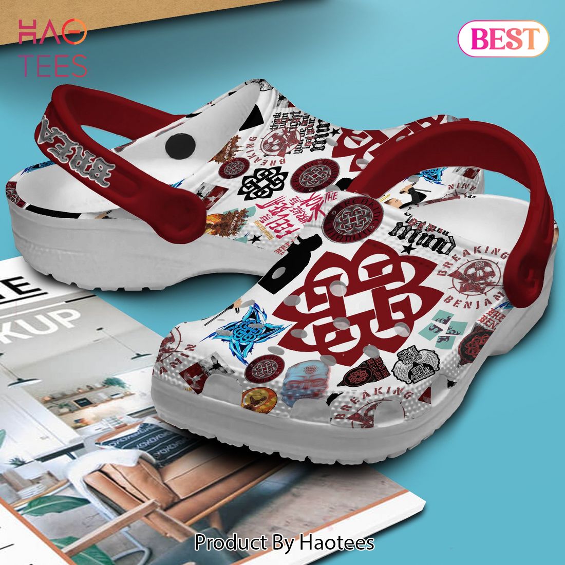 Breaking Benjamin Music Crocs Crocband Clogs Shoes Comfortable For Men Women and Kids Breaking Benjamin Music Crocs Crocband Clogs Shoes Comfortable For Men Women and Kids