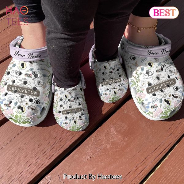 Bridgerton TV Series Crocs Crocband Clogs Shoes Comfortable For Men Women and Kids