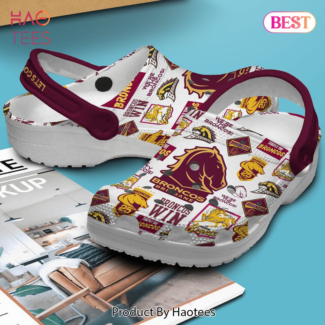 Brisbane Broncos NRL Sport Crocs Crocband Clogs Shoes Comfortable For Men Women and Kids Brisbane Broncos NRL Sport Crocs Crocband Clogs Shoes Comfortable For Men Women and Kids