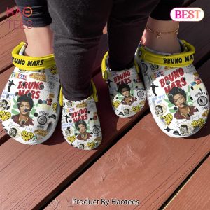 Bruno Mars Music Crocs Crocband Clogs Shoes Comfortable For Men Women and Kids