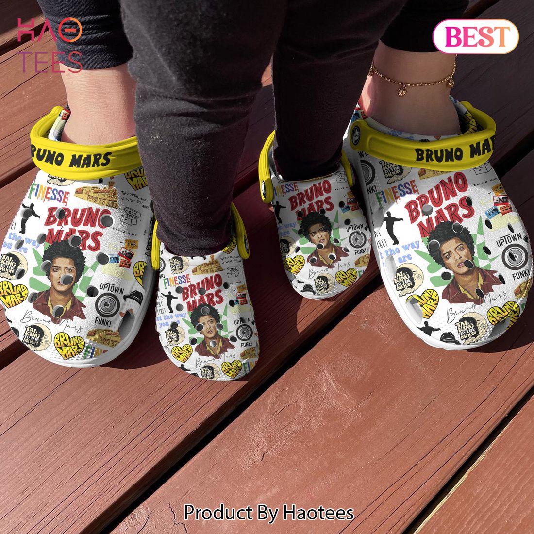 Bruno Mars Music Crocs Crocband Clogs Shoes Comfortable For Men Women and Kids Bruno Mars Music Crocs Crocband Clogs Shoes Comfortable For Men Women and Kids