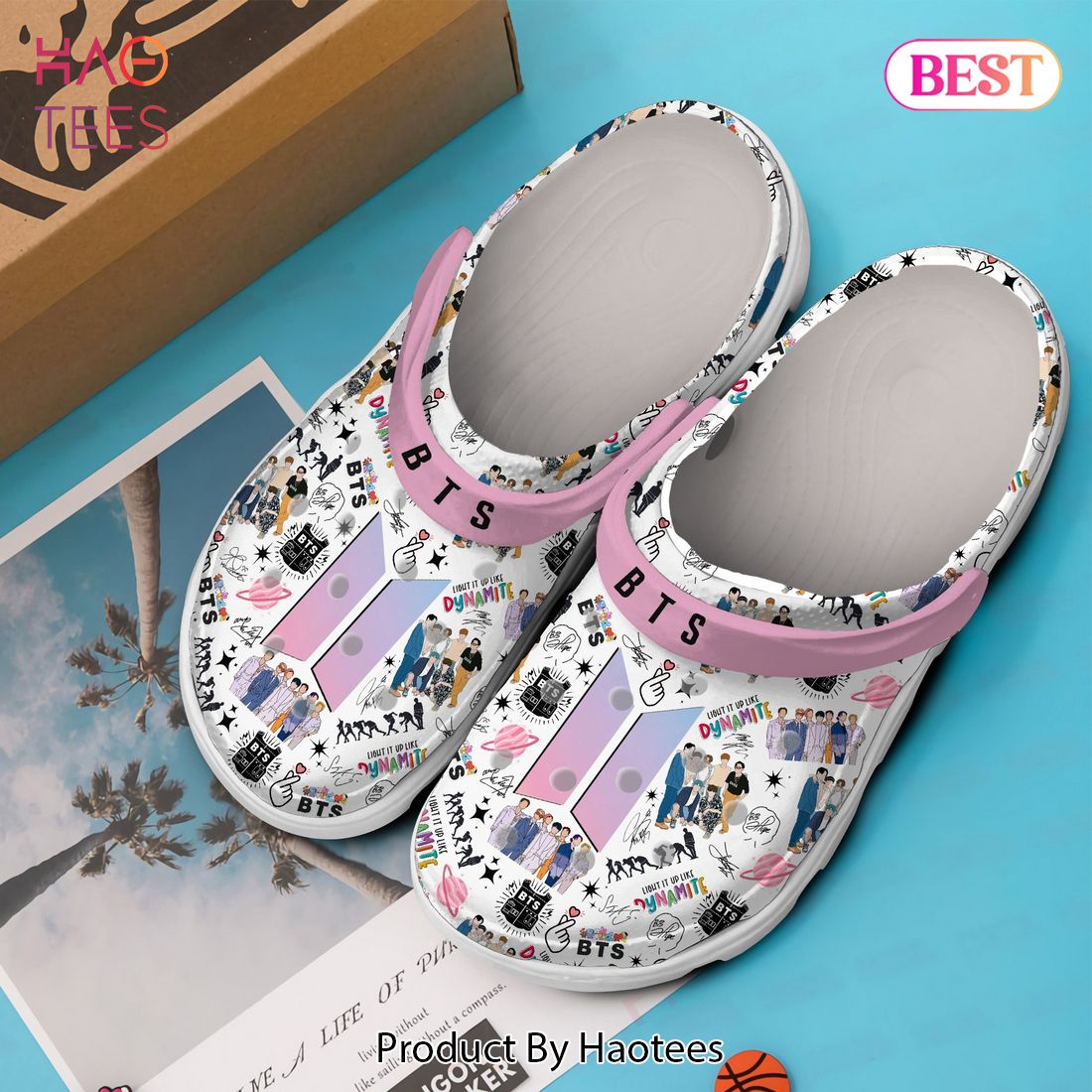BTS Music Crocs Crocband Clogs Shoes Comfortable For Men Women and Kids BTS Music Crocs Crocband Clogs Shoes Comfortable For Men Women and Kids