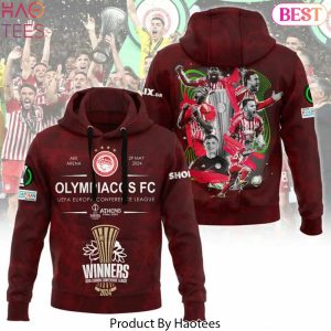 Champions UEFA Europa Conference League 2023 24 Olympiakos F.C. Hoodie
