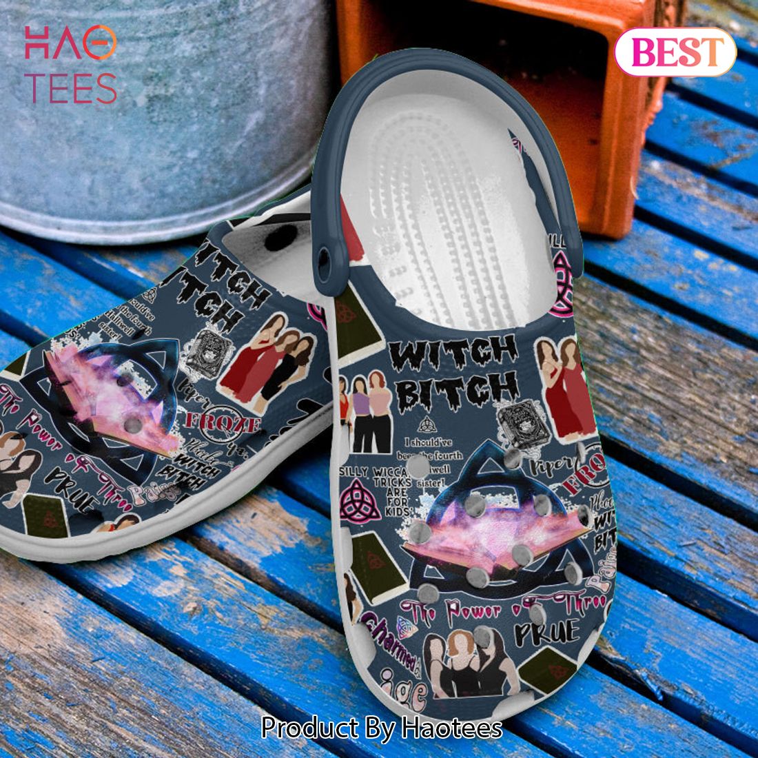 Charmed TV Series?Crocs Crocband Clogs Shoes Comfortable For Men Women and Kids Charmed TV Series?Crocs Crocband Clogs Shoes Comfortable For Men Women and Kids