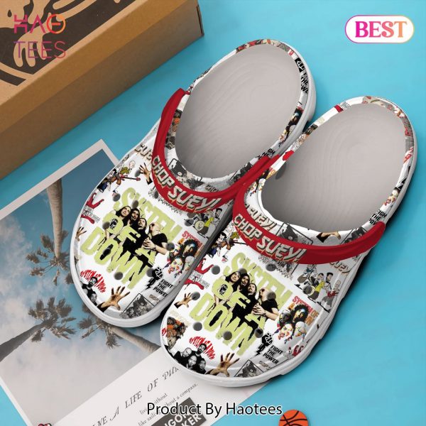 Chop Suey! System of a Down Music Crocs Crocband Clogs Shoes Comfortable For Men Women and Kids