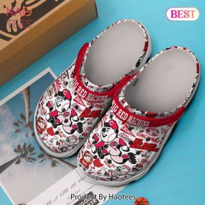 Cincinnati Reds Baseball MLB Sport Crocs Crocband Clogs Shoes Comfortable For Men Women and Kids