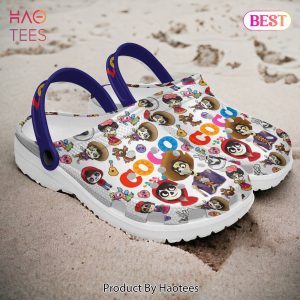 Coco Disney Cartoon Crocs Crocband Clogs Shoes Comfortable For Men Women and Kids
