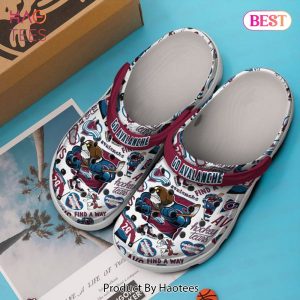Colorado Avalanche NHL Sport Crocs Crocband Clogs Shoes Comfortable For Men Women and Kids