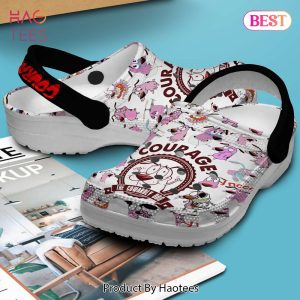 Courage The Cowardly Dog TV Series Crocs Crocband Clogs Shoes Comfortable For Men Women and Kids