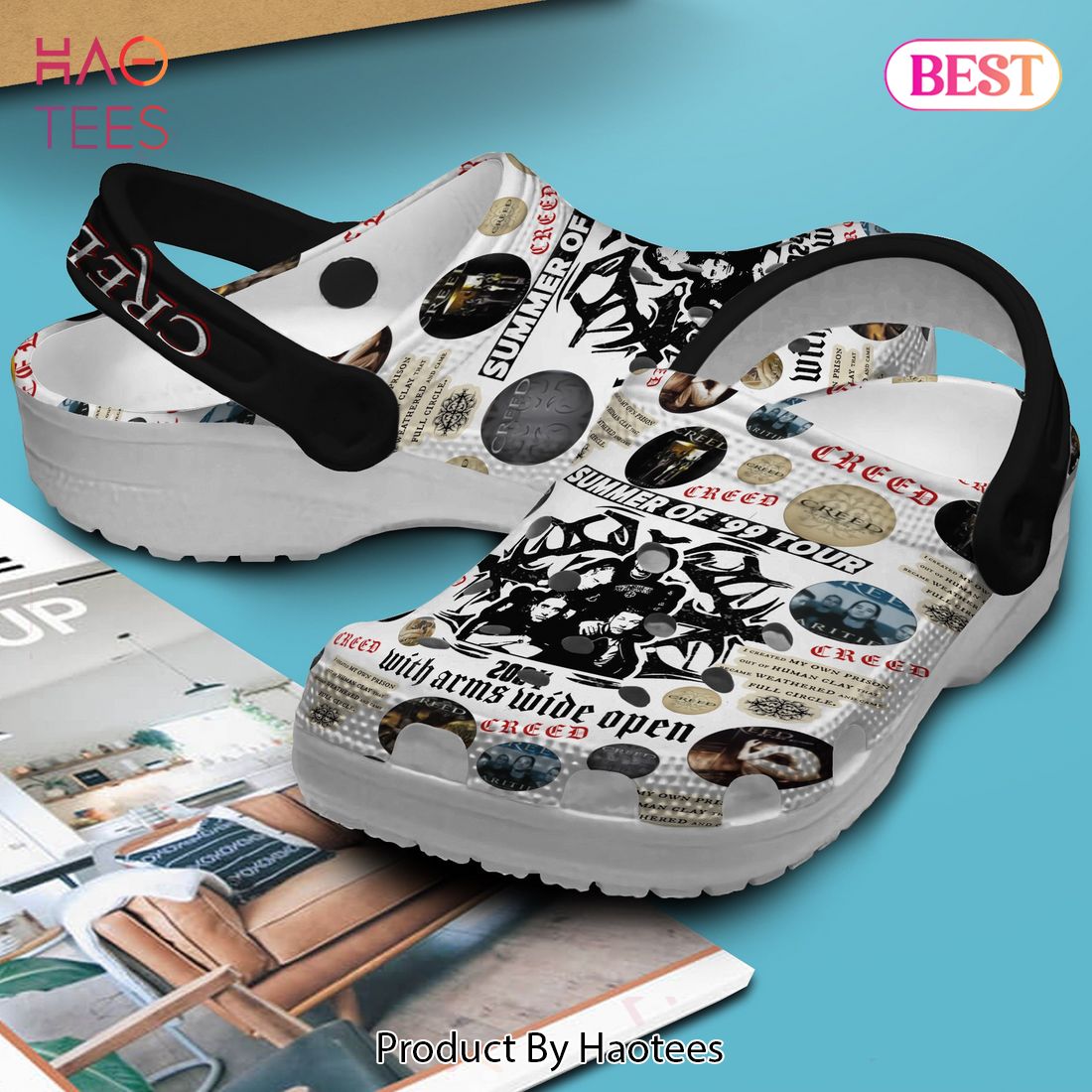 Creed The 2024 Summer Of 99 Tour Music Crocs Crocband Clogs Shoes Comfortable For Men Women and Kids Creed The 2024 Summer Of 99 Tour Music Crocs Crocband Clogs Shoes Comfortable For Men Women and Kids