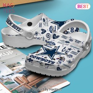 Dallas Cowboys NFL Sport Crocs Crocband Clogs Shoes Comfortable For Men Women and Kids Exclusive