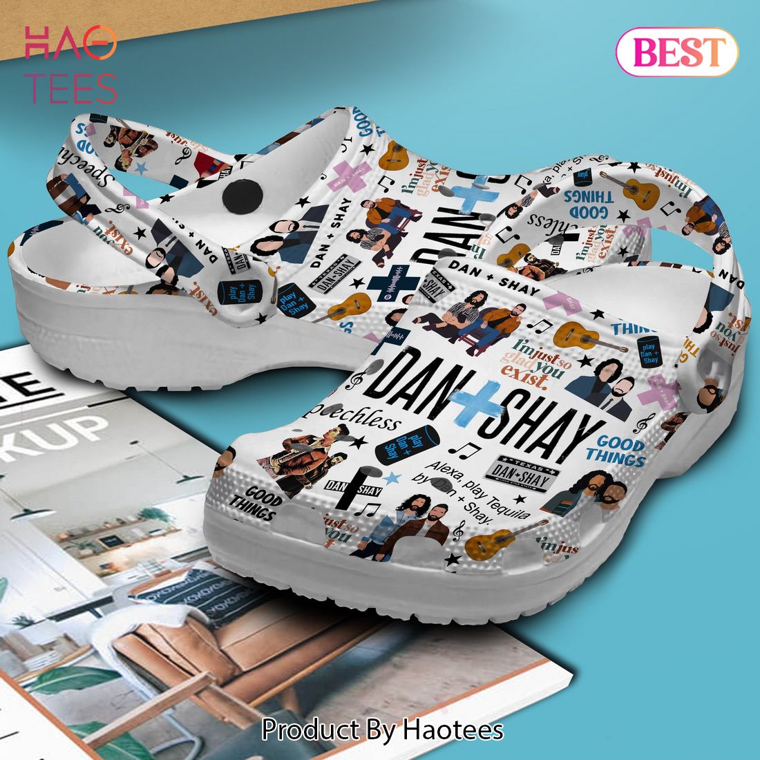 Dan + Shay Music Crocs Crocband Clogs Shoes Comfortable For Men Women and Kids Dan + Shay Music Crocs Crocband Clogs Shoes Comfortable For Men Women and Kids