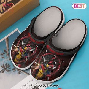 Deadpool And Wolverine Movie Crocs Crocband Clogs Shoes Comfortable For Men Women and Kids