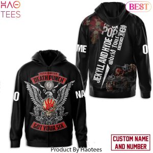 Death Punch Got Your Six Five Finger Zip Hoodie