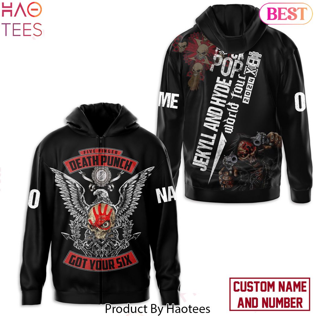Death Punch Got Your Six Five Finger Zip Hoodie