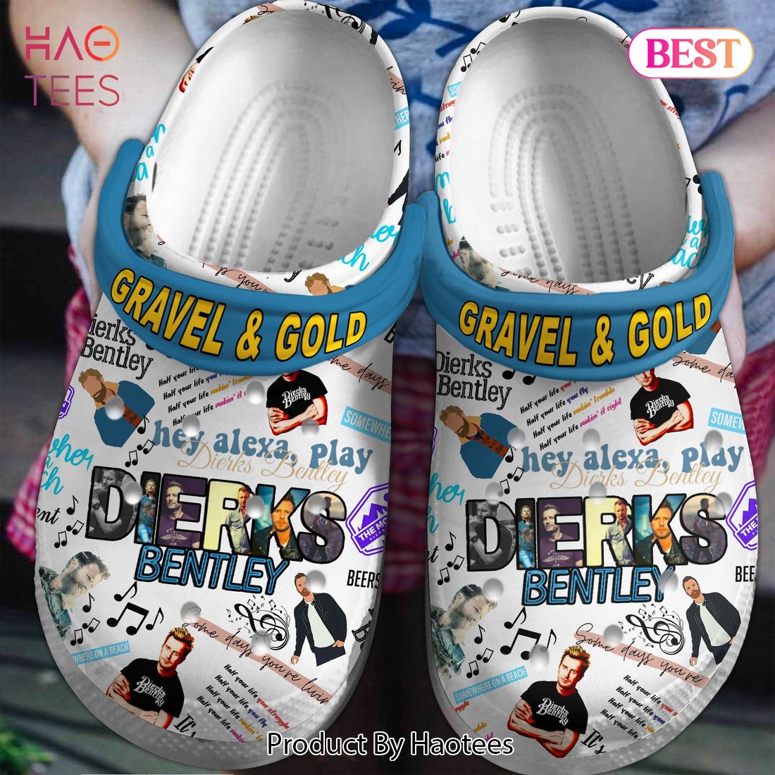 Dierks Bentley Music Crocs Crocband Clogs Shoes Comfortable For Men Women and Kids Dierks Bentley Music Crocs Crocband Clogs Shoes Comfortable For Men Women and Kids
