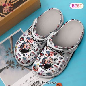 Donald Trump America First Crocs Crocband Clogs Shoes Comfortable For Men Women and Kids