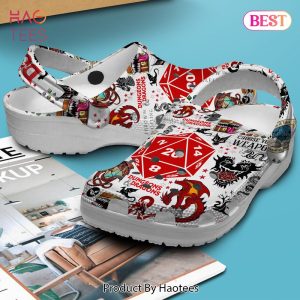 Dungeons And Dragons Game Crocs Crocband Clogs Shoes Comfortable For Men Women and Kids
